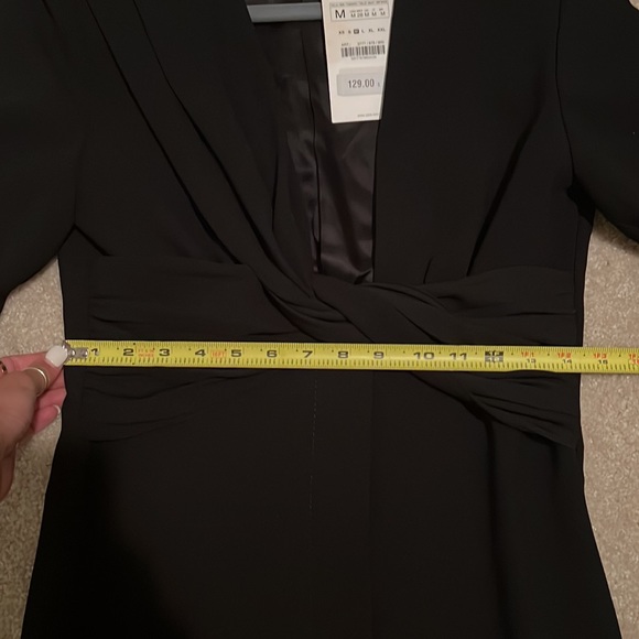 Zara black draped dress - Picture 12 of 15